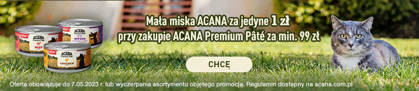 Promocja Acana Premium Pate i miska